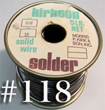 【118#】KIRKSON Solid Wire SOLDER【激レア】ハンダ　25cm　　500円