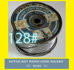 128#DUTCH BOY ROSIN CORE SOLDER 名器の香り25cm売り350円